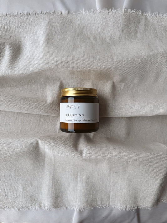 Loss Quote Soy Candle in scent Breathe by Hart and Soul